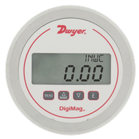 Series DM-1000 DigiMag Digital Differential Pressure and Flow Gauge